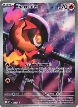CHARCADET 022 HOLO PROMO ME: MEGA EVOLUTION PROMO POKEMON MODERATELY PLAYED - Image 2