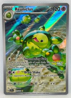 Pokemon Temporal Forces - Reuniclus 171/162 - Illustration Rare - NM/M Condition - Image 1