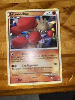 Hitmonchan HGSS24 Cracked Ice Holo Promo 2010 Pokemon DMG - Image 1