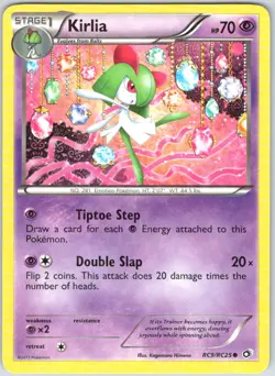 Kirlia RC9/RC25 Holo Common Legendary Treasures: Radiant Collection Pokemon NM - Image 1
