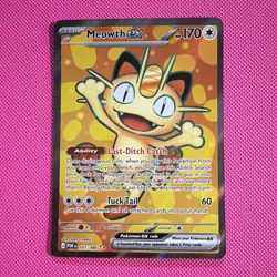 Pokemon TCG Meowth EX Evolutions 107/088 Ultra Rare Full Art Holo 170 HP - Image 1