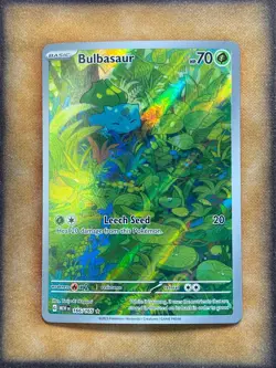 Pokemon Bulbasaur 166/165 SV3.5 Scarlet & Violet 151 Illustration ENGLISH NM - Image 1