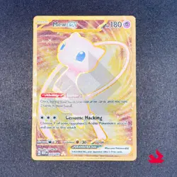 MEW EX #205/165 - NM NEAR MINT - METAL ORO GOLD - ENG - POKEMON POKEMON UPC 151 - Image 4
