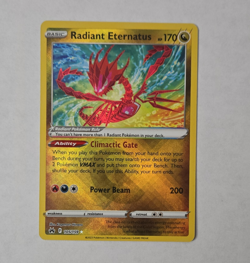 Pokemon TCG Radiant Eternatus 105/159 Crown Zenith Radiant Rare Holo Eng 170HP - Image 1