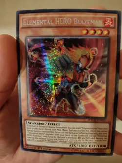 Yu-Gi-Oh Elemental HERO Blazeman WSUP-EN032 - Image 2