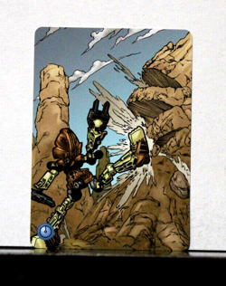 BIONICLE QUEST FOR MASKS 1ST ED CARD #117 POHATU - Image 1