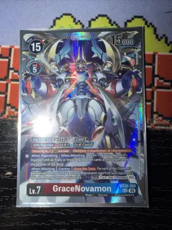 GraceNovamon BT25-103 Secret Rare Digimon Card Game Dual Revolution - Image 1