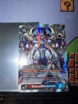 GraceNovamon BT25-103 Secret Rare Digimon Card Game Dual Revolution - Image 2