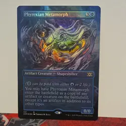 Magic: The Gathering Phyrexian Metamorph Foil Borderless Rare Double Masters 341 - Image 1
