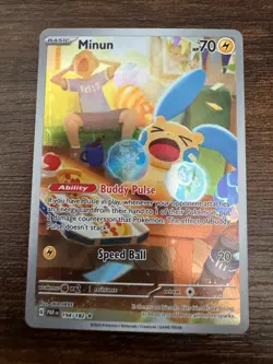 Minun 194/182 - Paradox Rift - Pokemon TCG - Image 1
