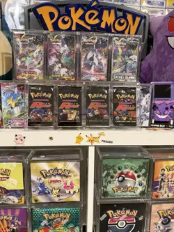 Pokemon TCG - WOTC Rocket 1st Edition Art Set In Acrylic (Empty) All 4 Artworks - Image 4