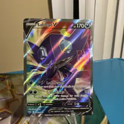 Sableye V (Full Art) 194/202 Swsh01: Sword & Shield Holo NM - Image 2