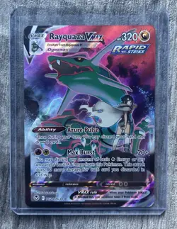 Rayquaza VMAX TG20/TG30 Silver Tempest Trainer Gallery Full Art Holo - Image 1