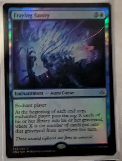 Fraying Sanity Hour of Devastation Foil - MTG RARE - Image 1