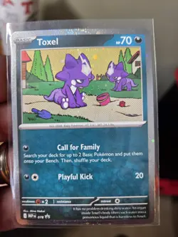 Lot Of 5 Toxel 078 Promo Cosmos Holo NM Pokemon TCG MEP - Image 2