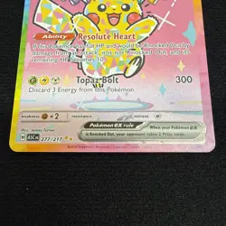 Pokemon TCG Pikachu EX SIR 277/217 Ascended Heroes - English - PACK FRESH - Image 3