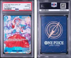 2025 ONE PIECE JAPANESE OP13-CARRYING ON HIS WILL #054 YAMATO BANDAI PSA10 - Image 3