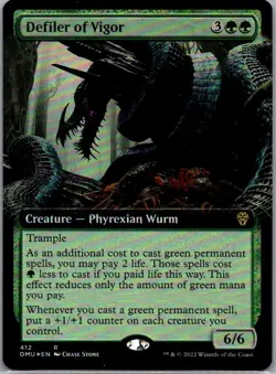 Defiler of Vigor R Dominaria United 160 NM - Image 1