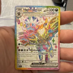Pokemon Hydreigon ex SV08 Surging Sparks Double Rare Holo 330 HP 223/191 - Image 1