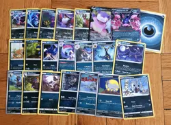 Pokemon SET of (21) ▪DARK TYPES▪Pecharunt ex▪Galarian Slowbro V▪LP - Image 1