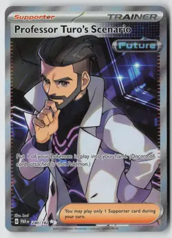 Professor Turo's Scenario 240/182 Ultra Rare Paradox Rift Pokemon Near Mint - Image 1