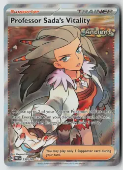 Professor Sada's Vitality 239/182 Ultra Rare Paradox Rift Pokemon Near Mint - Image 1