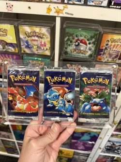 Pokemon TCG - WOTC Base Set Unlimited Art Set In Acrylic (Empty) All 3 Artworks - Image 5