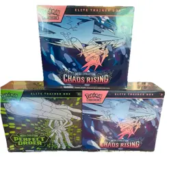 Pokemon TCG 2 Chaos Rising ETBs And Perfect Order ETB New & Sealed - Image 1