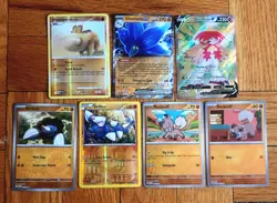 Pokemon SET of (21) ▪FIGHTING TYPES▪Glimmora ex▪Decidueye V◾5 RevHolos▪LP/MP - Image 2