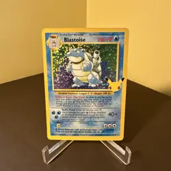 Pokemon TCG Blastoise 2/102 Celebrations 25th Anniversary Classic Collection - Image 1