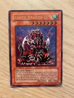 SOD-EN015 Armed Dragon LV7 MP Ultimate Rare Yugioh 1st - Image 1