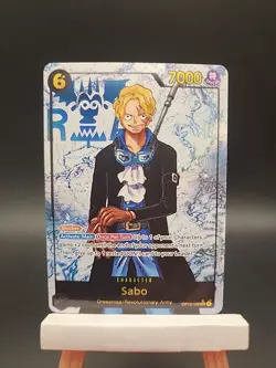 Op13-120 Sec Alt Sabo One Piece Card Game NM+ Foil English - Image 1