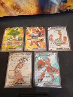 Pokemon TCG Mix Of Temporal Forces Full Arts Lot Of 5 Cards Total - Image 2