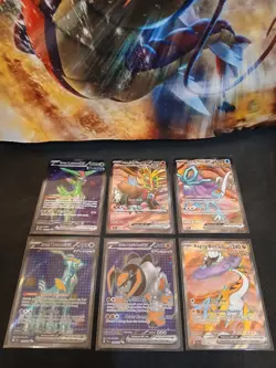 Pokemon TCG Mix of Temporal Forces Full Art EX Ancients & Futures Lot Of 6 Cards - Image 2