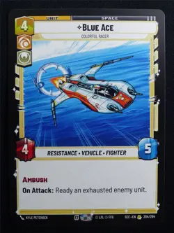 Blue Ace 204/264 - Star Wars Unlimited Card #9V - Image 1