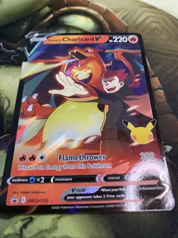 Lance's Charizard V SWSH133 SWSH: Sword & Shield Promo Cards Holo Pokemon Card - Image 4