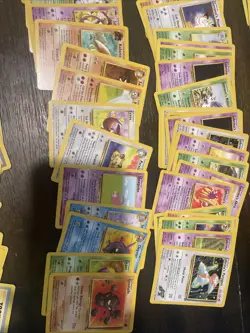 Vintage Pokemon Lot 140 Cards Non-holos Base Jungle Gym Challenge - Image 4