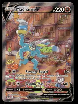 Pokemon Cards Machamp V 172/189 Astral Radiance Ultra Rare LP - Image 1