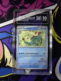 TAG 10 Feraligatr 213 Illustration Contest 2024 Black Star Promo - Image 1