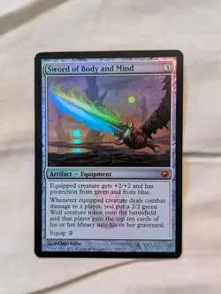 Sword Of Body And Mind Scars Of Mirrodin Foil - Image 1