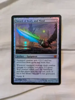 Sword Of Body And Mind Scars Of Mirrodin Foil - Image 2