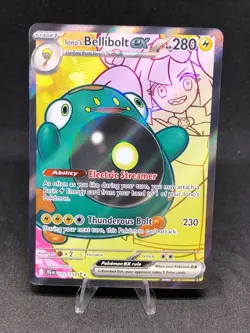 Pokemon TCG Iono's Bellibolt Ex 172/159 Journey Together Ultra Rare Holo NM - Image 1