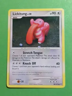 Lickitung 80/127 Platinum Regular Pokemon, MP - Image 1