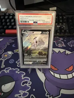 Pokemon TCG Arceus V PSA 9 SWSH204 Sword & Shield Blackstar Promo - Image 1