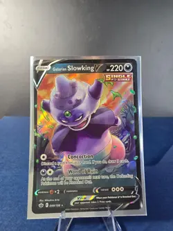 GALARIAN SLOWKING V 099/198 HOLO V RARE CHILLING REIGN POKEMON NEAR MINT - Image 1