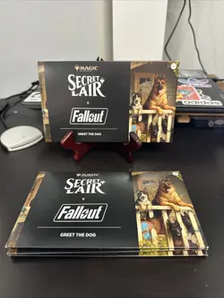 MTG Secret Lair x Fallout®: Greet the Dog Non-Foil Edition​ Sealed - In Hand - Image 1