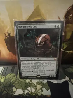 Magic the Gathering Badgermole Cub Mint Condition - Image 1