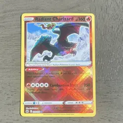 Pokemon Radiant Charizard 020/159 Crown Zenith Holo English Radiant Rare 160 - Image 1