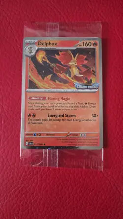 Pokemon TCG - Delphox 013/086 Stamped Promo - English Chaos Rising - SEALED - Image 1