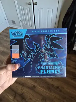 Pokemon TCG Phantasmal Flames ETB Sealed - Image 1